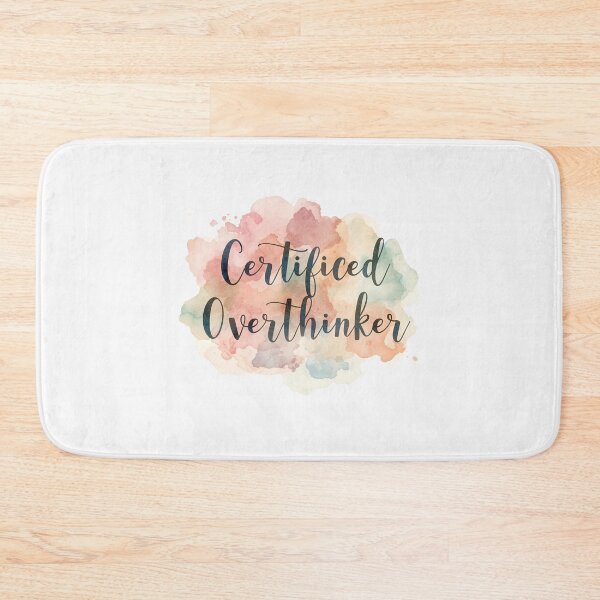 Item preview, Certified Overthinker designed and sold by FitEnvy.