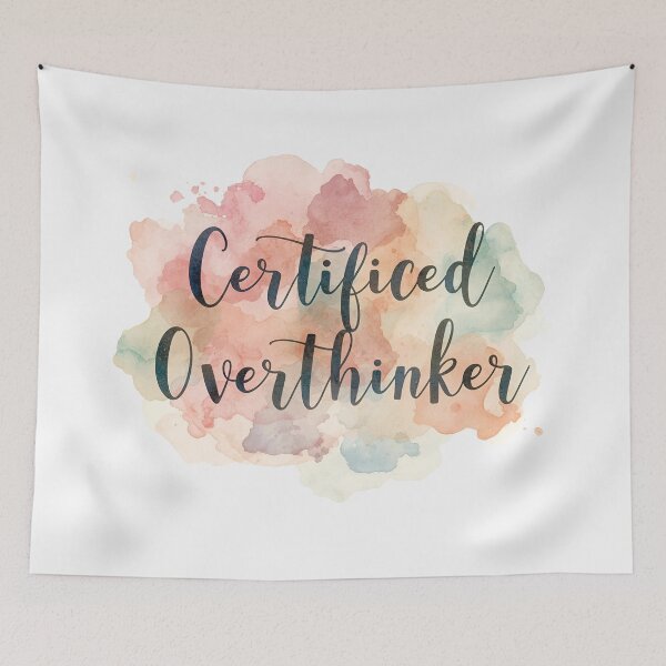 Item preview, Certified Overthinker designed and sold by FitEnvy.