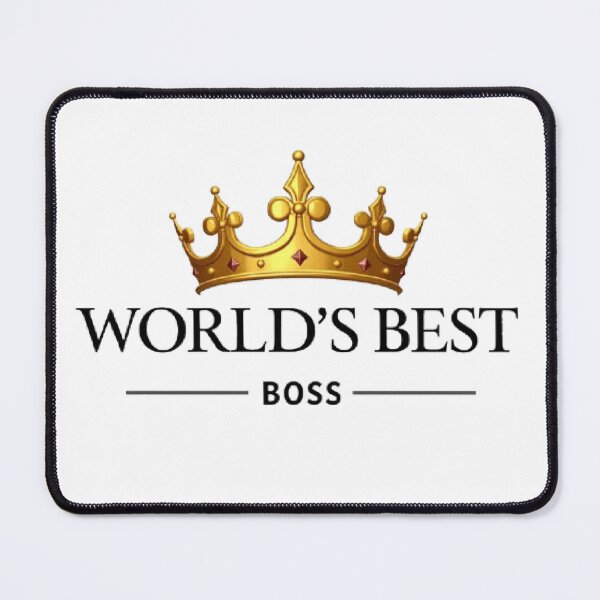 Item preview, World’s Best Boss Crown Design – Elegant Boss’s Day Gift designed and sold by Artaprintly.