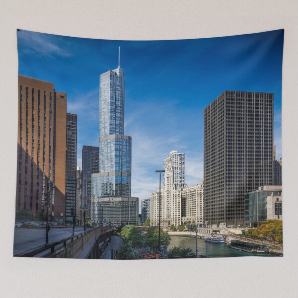 Item preview, The Chicago River designed and sold by Viv Thompson Photography .