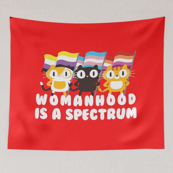 Item preview, Womanhood is a spectrum designed and sold by remerasnerdas.