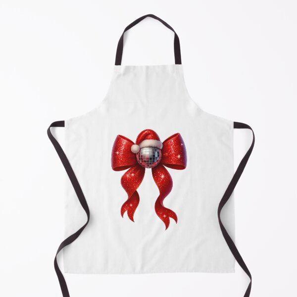 Item preview, Glamorous 3D Christmas Bow with Disco Ornament and Santa Hat designed and sold by MujernDesignArt.