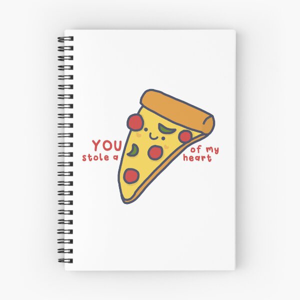 Artikelvorschau, Du hast mir eine Pizza meines Herzens gestohlen – Niedliche handgezeichnete Pizza-Wortspiel-Illustration entworfen und verkauft von PeanutCandy.