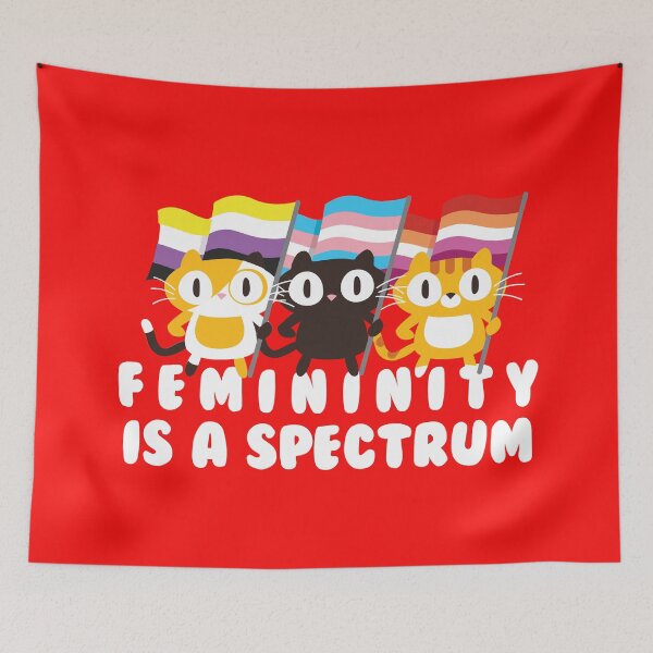 Item preview, Femininity is a spectrum designed and sold by remerasnerdas.