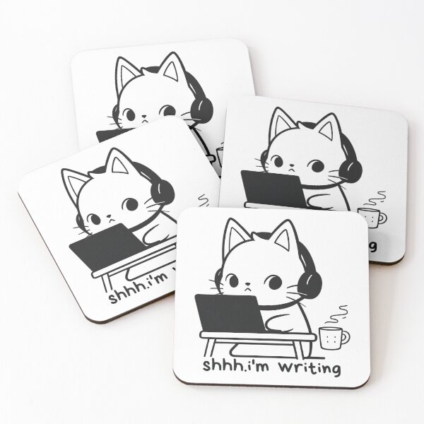 Item preview, Shhh I'm Writing designed and sold by SnorkleSupply.