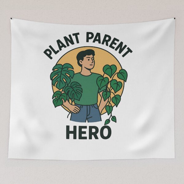 Item preview, Plant Parent Hero – My Plants Saved Me designed and sold by StickyGuys.