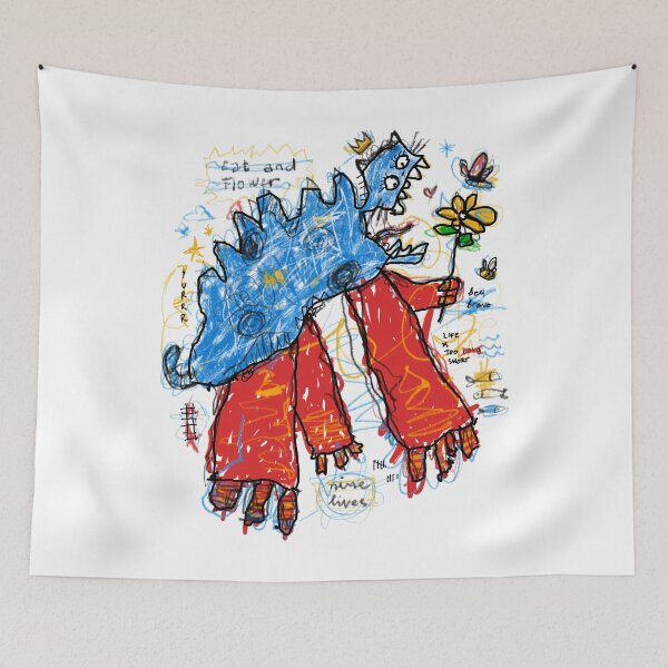 Item preview, Cat and Flower designed and sold by Quilimo Studio.