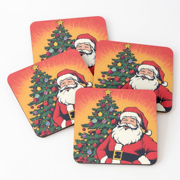 Item preview, Santa Christmas Pop Art designed and sold by MoonMonkeyNbear.