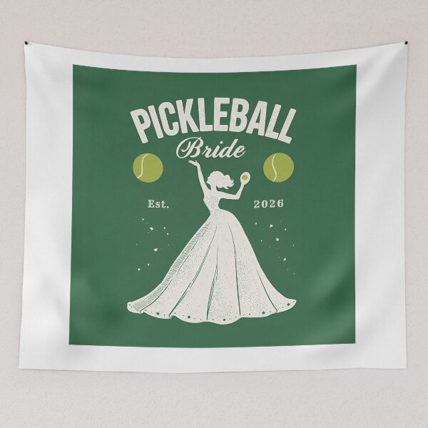 Aperçu de l'œuvre Pickleball Bride Power créée et vendue par FitEnvy.