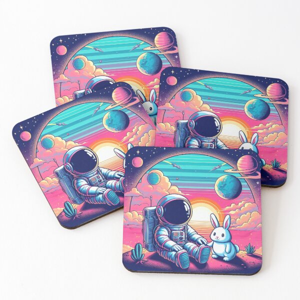 Item preview, Astronaut and cute bunny  designed and sold by Dogandesighn.