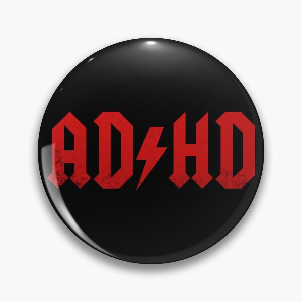 Item preview, AD/HD | funny neurodivergent rock and roll parody designed and sold by ToruandMidori.