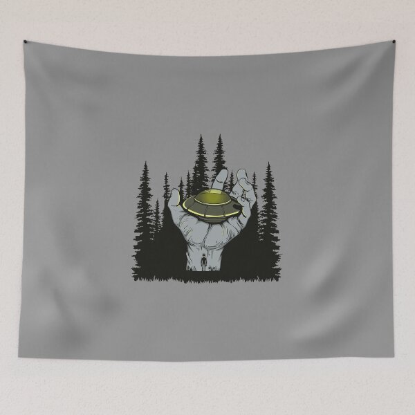 Item preview, Alien hand holding an alien spaceship designed and sold by Joncasmiart.