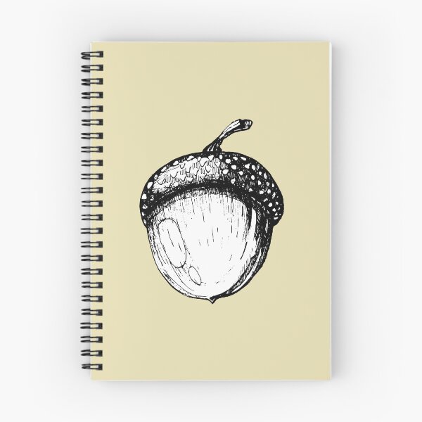 Item preview, Hand-Drawn Acorn Line Art - Minimalist Autumn Botanical Sketch designed and sold by SKETCHYANDGRAPHIC.