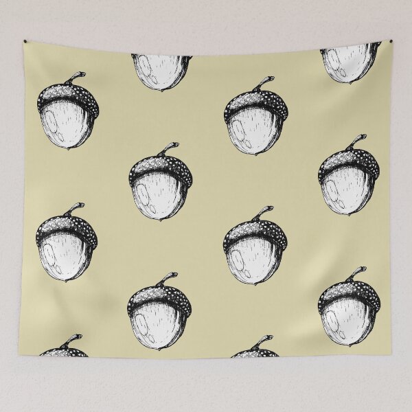 Item preview, Hand-Drawn Acorn Line Art - Minimalist Autumn Botanical Sketch designed and sold by SKETCHYANDGRAPHIC.
