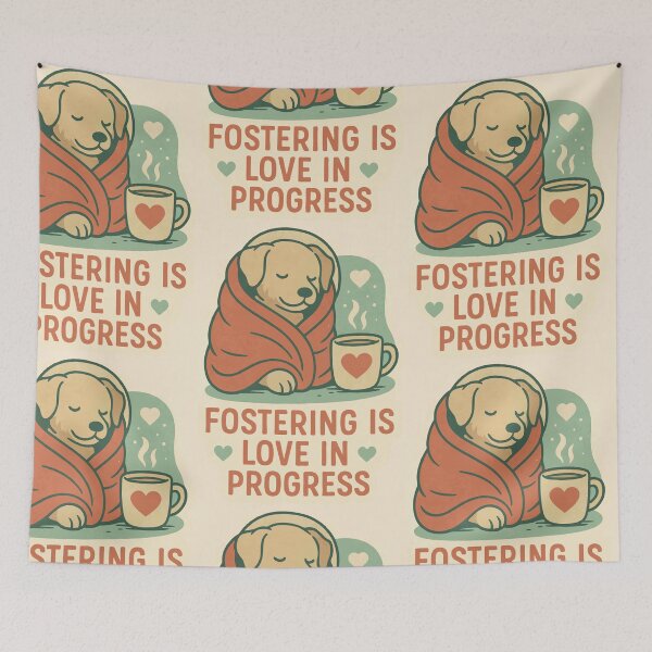 Item preview, Fostering Is Love In Progress designed and sold by Tiny Joy World.