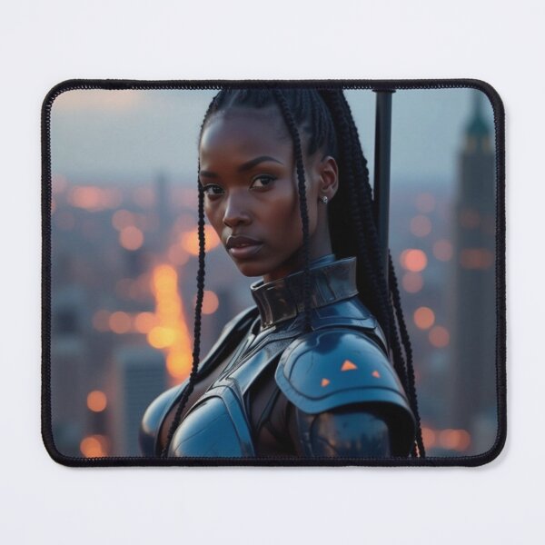Item preview, Afrofuturist Warrior: Guardian of the Skyline designed and sold by Pulse Of Africa.
