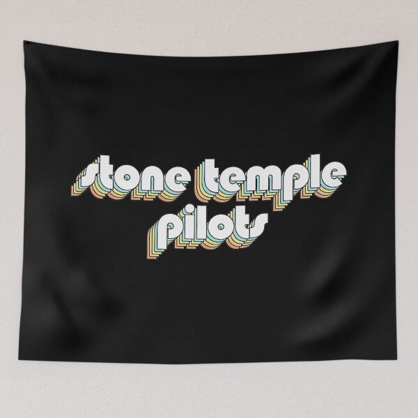 Artikelvorschau, Stone Temple Pilots – Retro Rainbow Typography Faded entworfen und verkauft von loanparr.