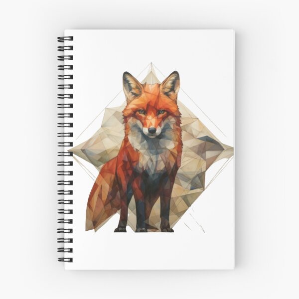 Item preview, Geometric Fox – Polygon Animal Art Design designed and sold by AvanasShop.