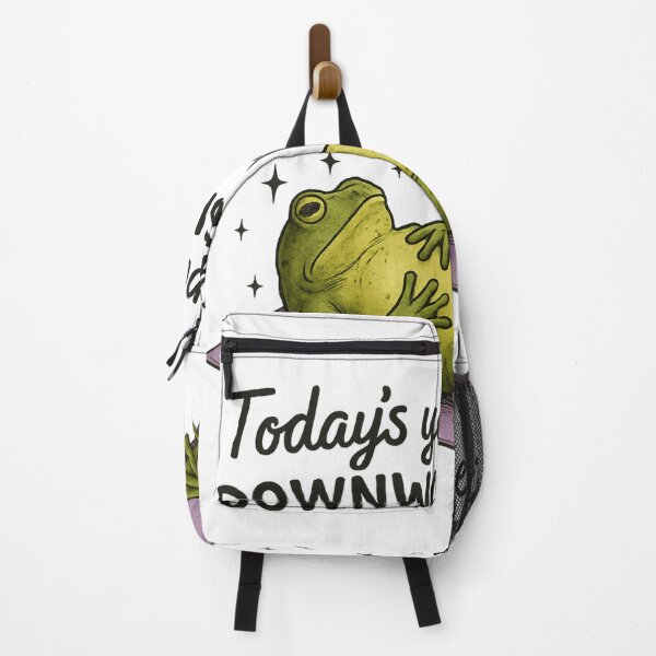 Item preview, "Today's Yoga Pose Is Downward Spiral" Funny Frog Sarcastic designed and sold by haitrieuic96.