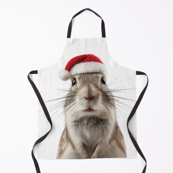 Item preview, Festive Cute Gerbil in Santa Hat designed and sold by LazyOwlStore.