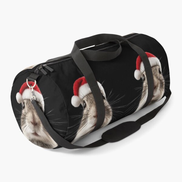 Item preview, Festive Cute Gerbil in Santa Hat designed and sold by LazyOwlStore.