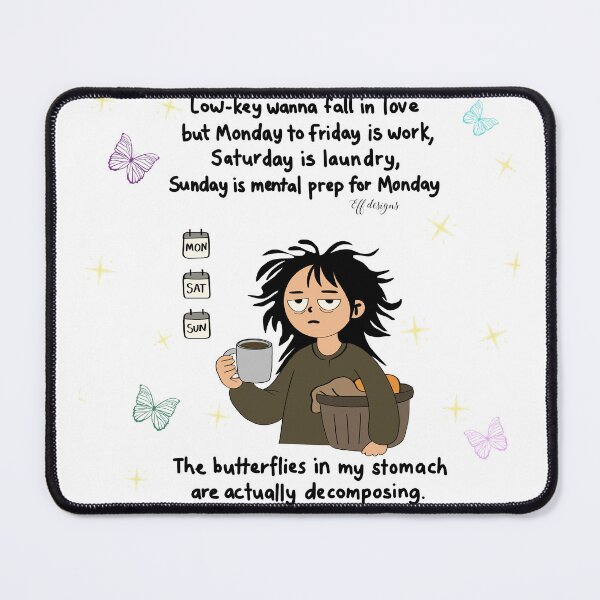 Item preview, Low-Key Wanna Fall in Love But I’m Busy – Funny Relatable Quote by EffDesigns designed and sold by effdesigns.