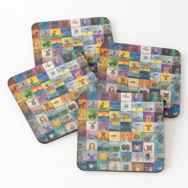 Item preview, Colorful Kids’ Drawing Grid – Perfect Gift for Kindergarten & Preschool Teachers designed and sold by casualnature.
