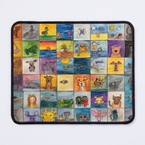Item preview, Colorful Kids’ Drawing Grid – Perfect Gift for Kindergarten & Preschool Teachers designed and sold by casualnature.