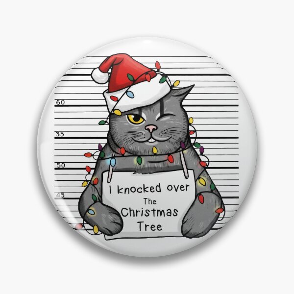 Item preview, Naughty Cat Christmas Mugshot Takedown designed and sold by zoughlal.