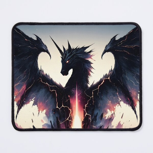 Item preview, Giant Black Alicorn, Ai Generated Art designed and sold by ACC .