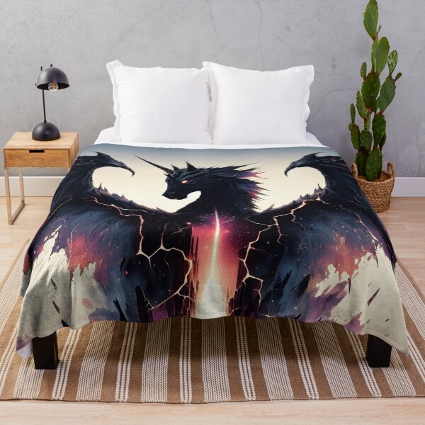 Item preview, Giant Black Alicorn, Ai Generated Art designed and sold by ACC .