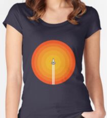 Cruising Past The Sun Women's Fitted Scoop T-Shirt