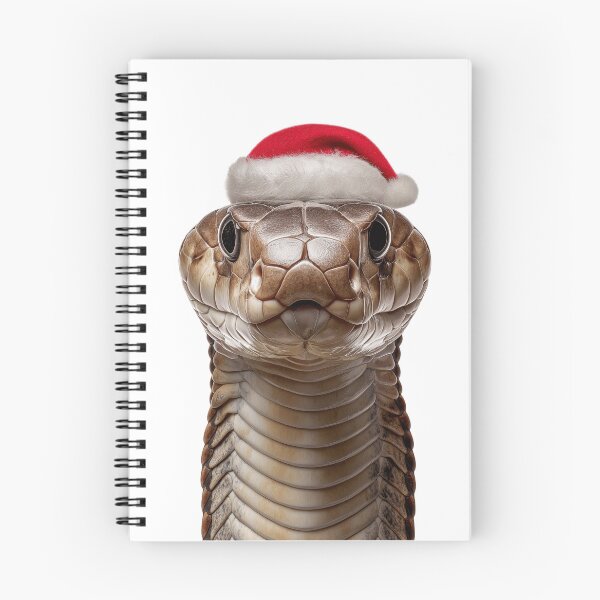 Item preview, Festive King Cobra with Santa Hat designed and sold by LazyOwlStore.
