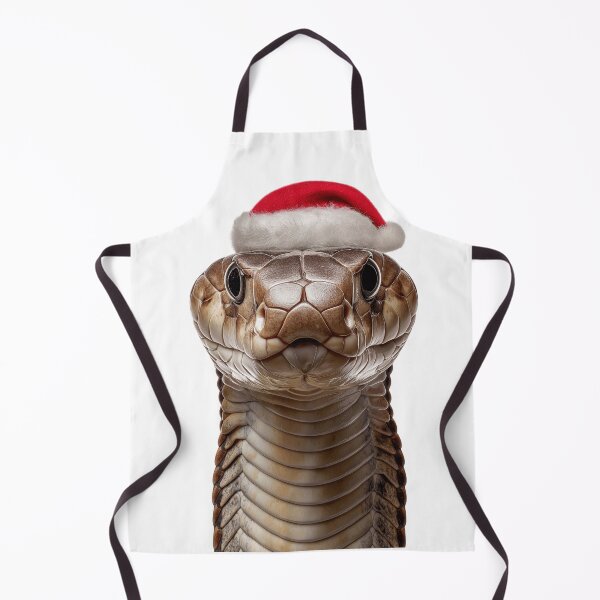 Item preview, Festive King Cobra with Santa Hat designed and sold by LazyOwlStore.