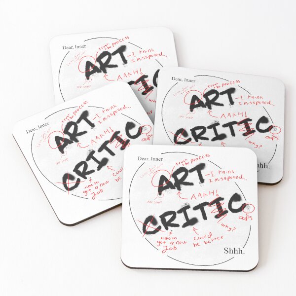 Item preview, Artist Struggles — dear inner art critic  designed and sold by Lillilia.