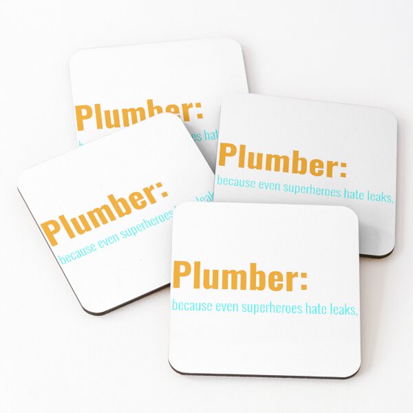 Item preview, Plumber – Because Even Superheroes Hate Leaks | Funny Plumbing Quote Design designed and sold by Ani-24.