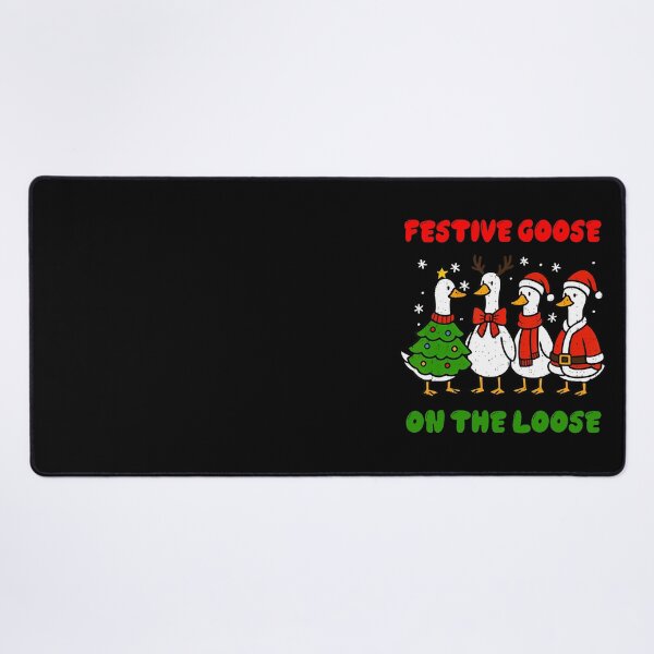 Item preview, Loose The Festive Goose On Funny Silly Goose Xmas Quote designed and sold by Rackaam777Art.