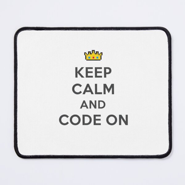 Item preview, Keep Calm and Code On Design designed and sold by WiserShop.