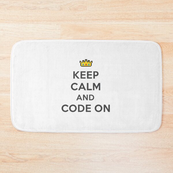 Item preview, Keep Calm and Code On Design designed and sold by WiserShop.