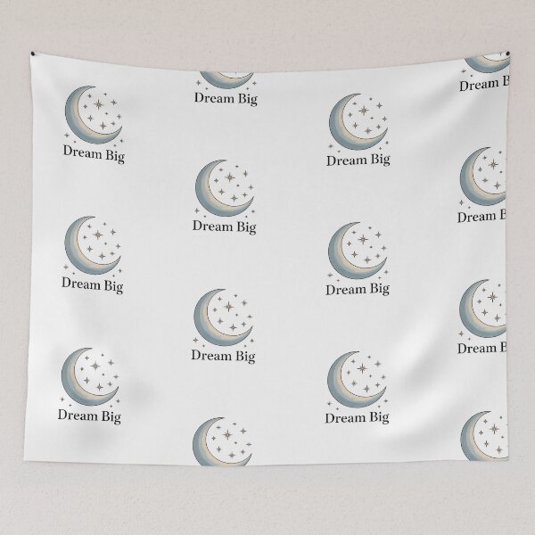 Item preview, Dream Big – Inspirational Vintage Moon and Stars designed and sold by drchzak.