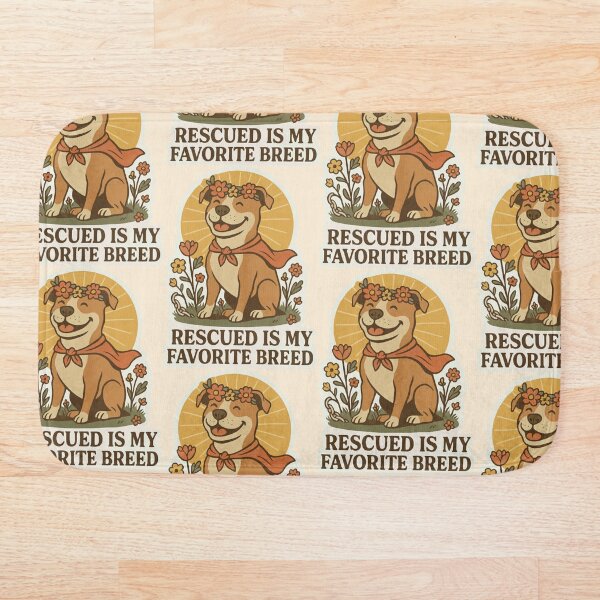 Item preview, Rescued Is My Favorite Breed designed and sold by Tiny Joy World.