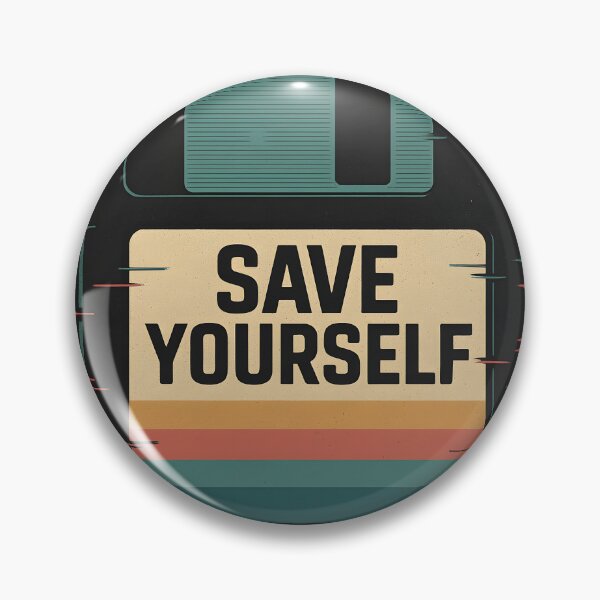 Item preview, Save yourself – floppy disk nostalgia designed and sold by Helleradi.