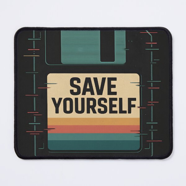 Item preview, Save yourself – floppy disk nostalgia designed and sold by Helleradi.
