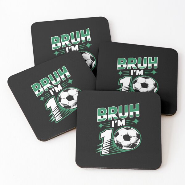 Item preview, 10th Birthday Boy Soccer Bruh I'm 10 Year Old Sport Kids  designed and sold by KonstanKoraner.