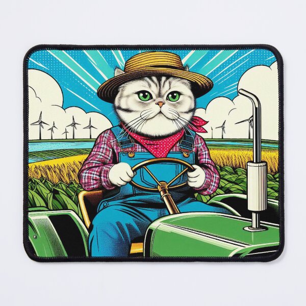 Item preview, Farmer cat designed and sold by Dogandesighn.