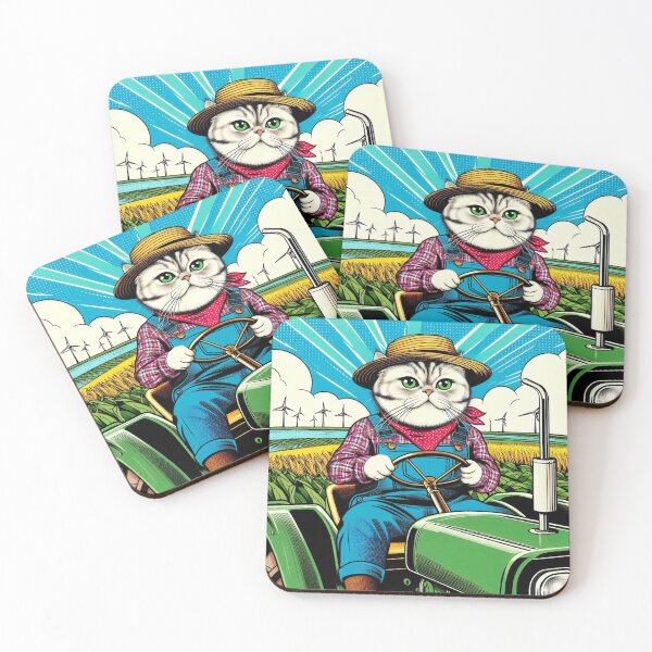 Item preview, Farmer cat designed and sold by Dogandesighn.