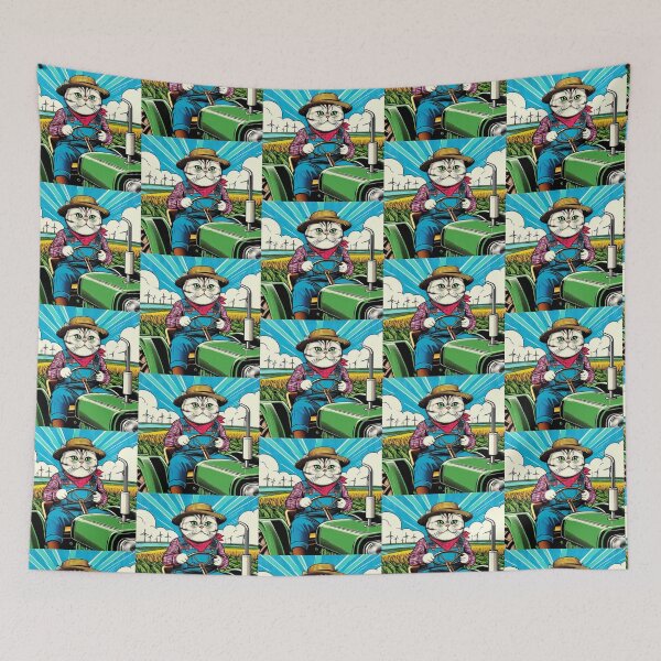 Item preview, Farmer cat designed and sold by Dogandesighn.