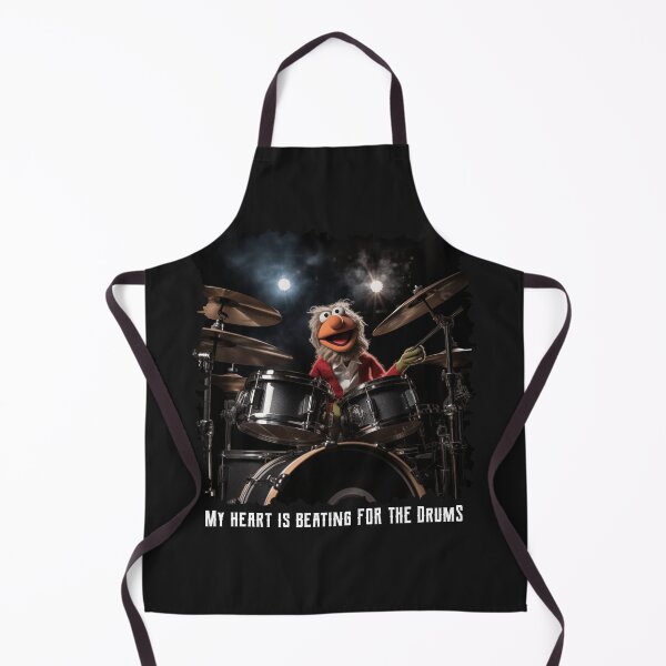 Item preview, MY HEART IS BEATING FOR THE DRUMS Muppets designed and sold by JusTiceT-shirts.