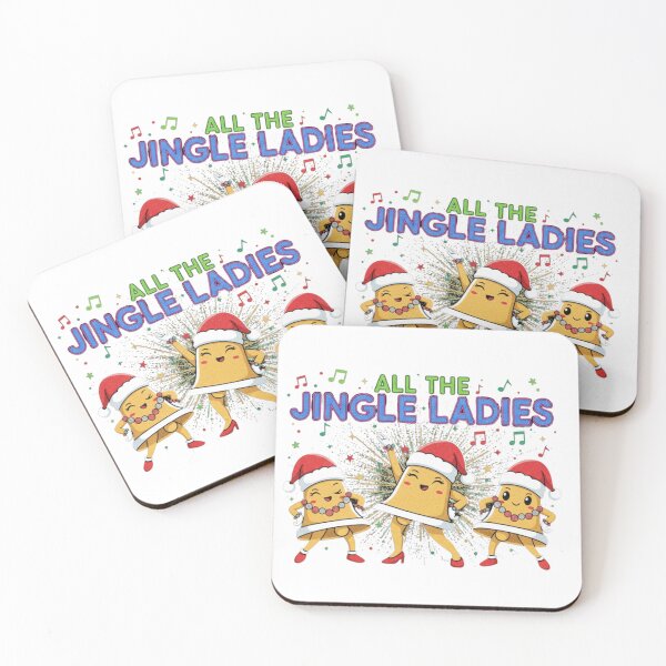 Item preview, All The Jingle Ladies Christmas Pun | Funny Holiday Song Parody designed and sold by Yuna-verse.