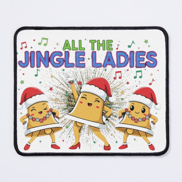 Item preview, All The Jingle Ladies Christmas Pun | Funny Holiday Song Parody designed and sold by Yuna-verse.